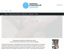Tablet Screenshot of craneosacral-panizo.com